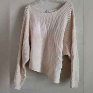 Tobi Sz Small Ivory Knit Pullover